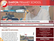 Tablet Screenshot of dartonprimary.com